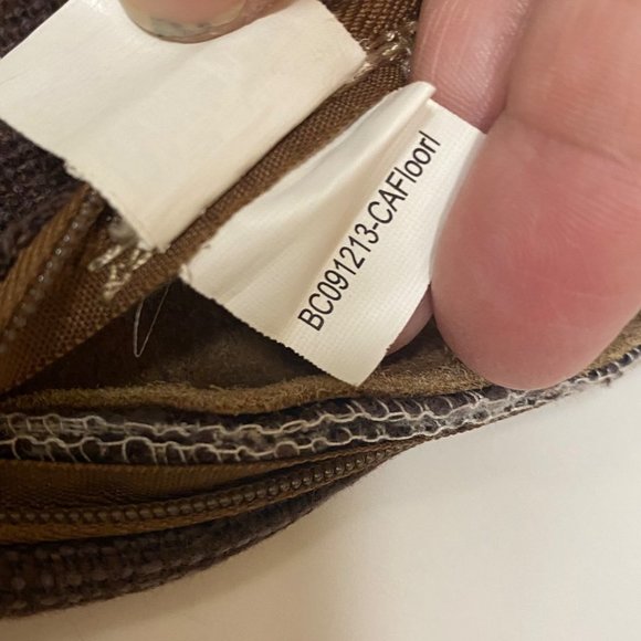 Lovesac brown pillow case cover (needs new zipper) leather/polyester‎ - Picture 4 of 12